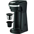 1-Cup 2-in-1 Single Serve Coffee Maker - Automatic Compact Mini Espresso Machine in Black CMK42B